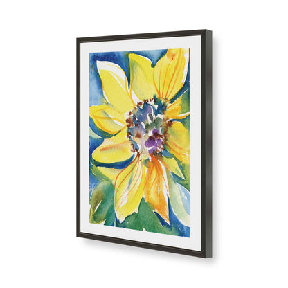 [Color:Satin Black], Picture of art in a Satin Black frame of the corner