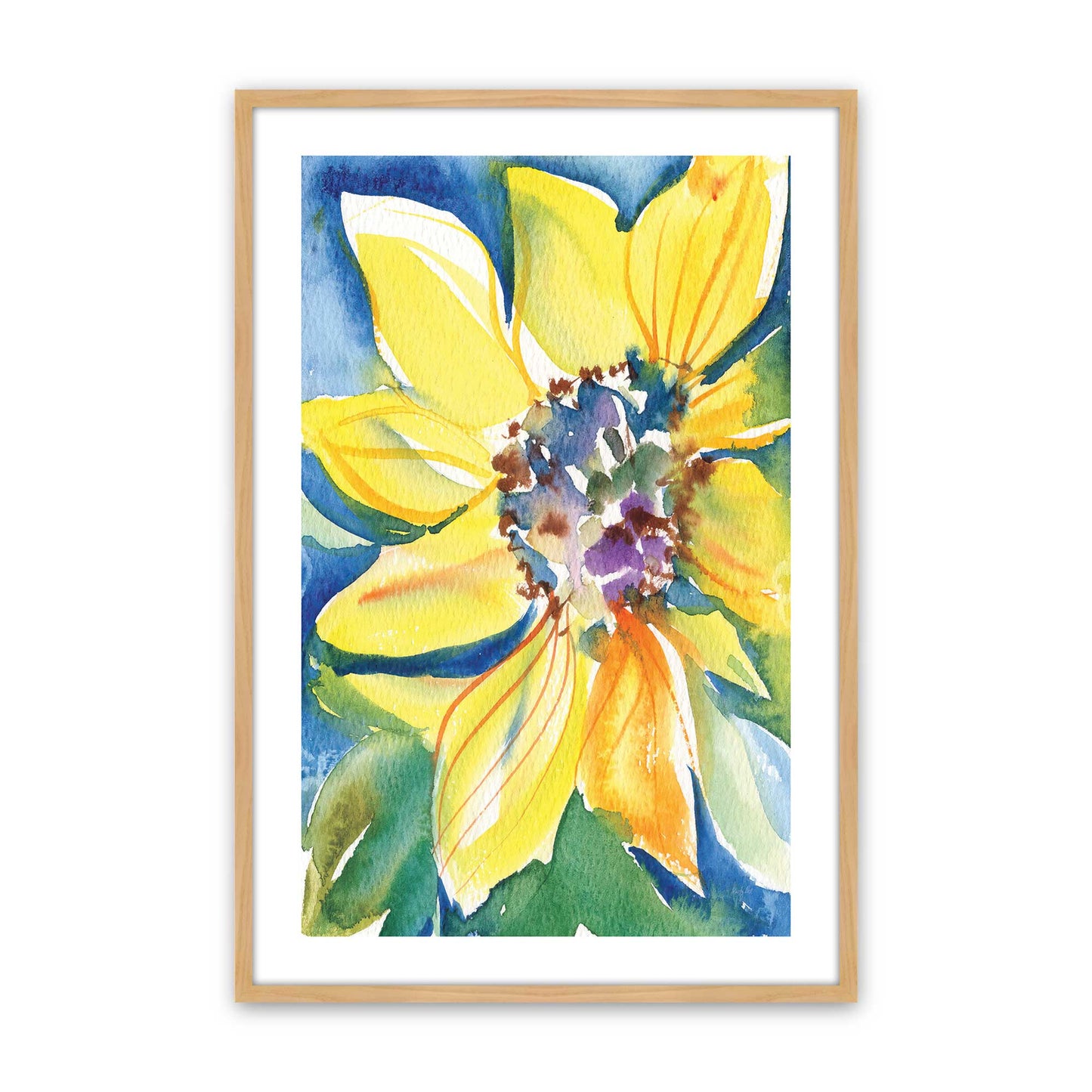 [Color:American Maple], Picture of art in a American Maple frame