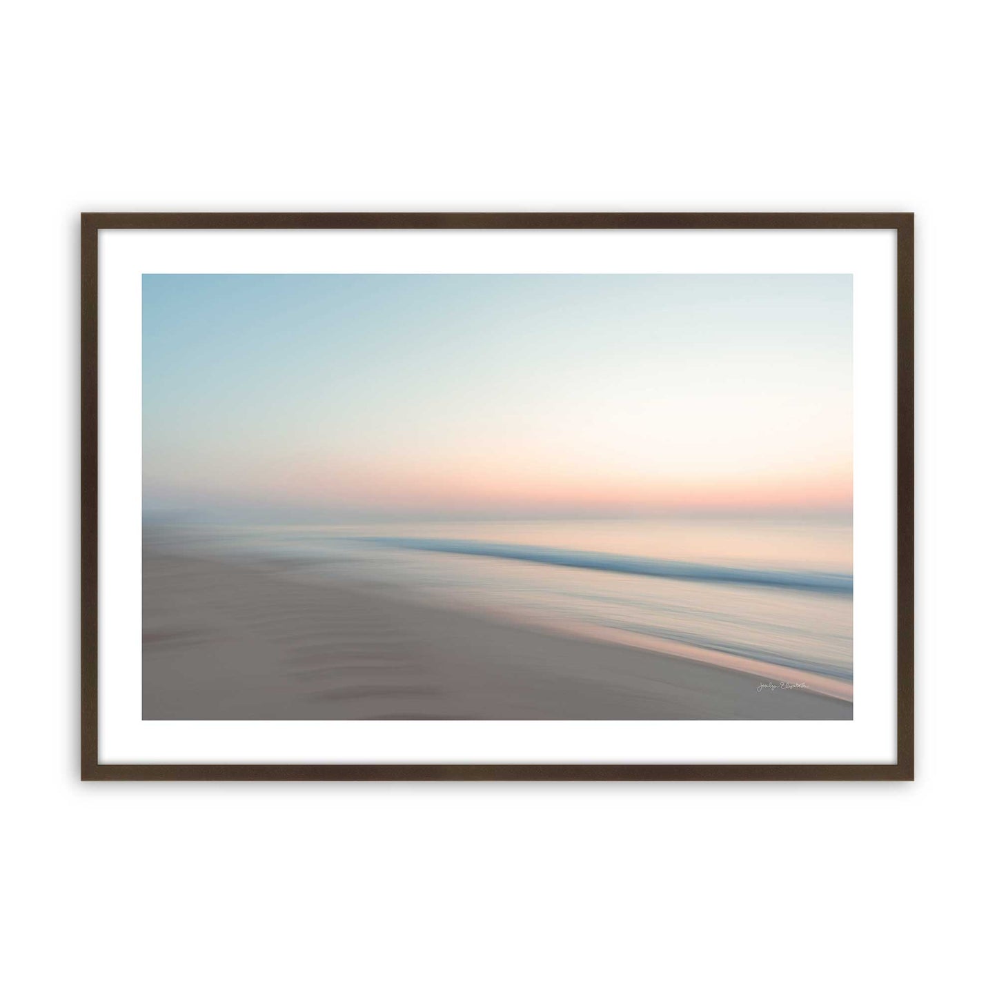 [Color:Brown], Picture of art in a Brown frame