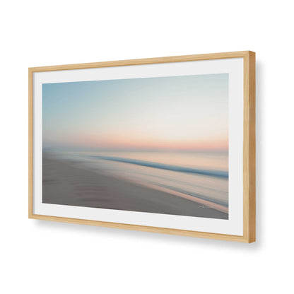 [Color:American Maple], Picture of art in a American Maple frame of the corner