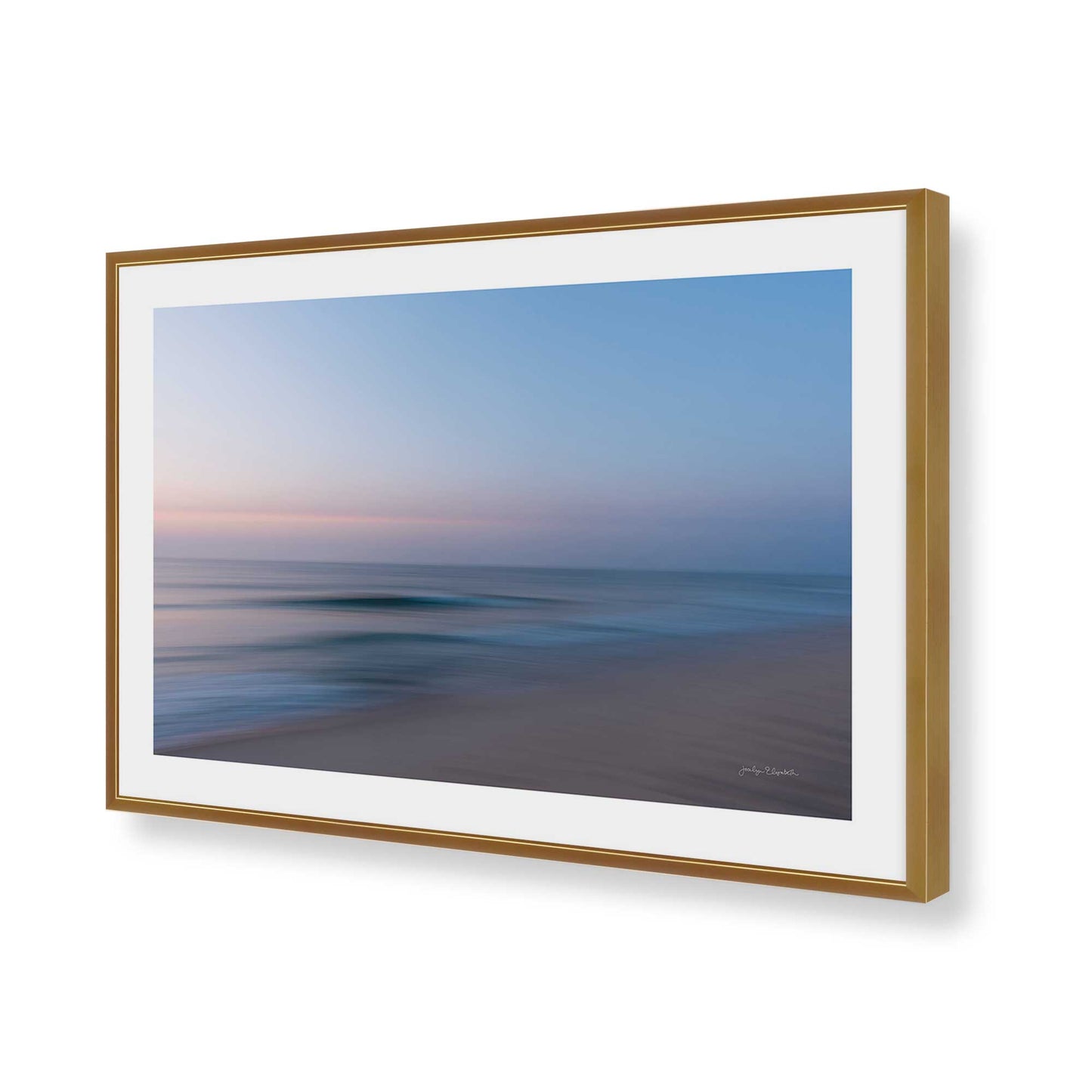 [Color:Polished Gold], Picture of art in a Polished Gold frame of the corner