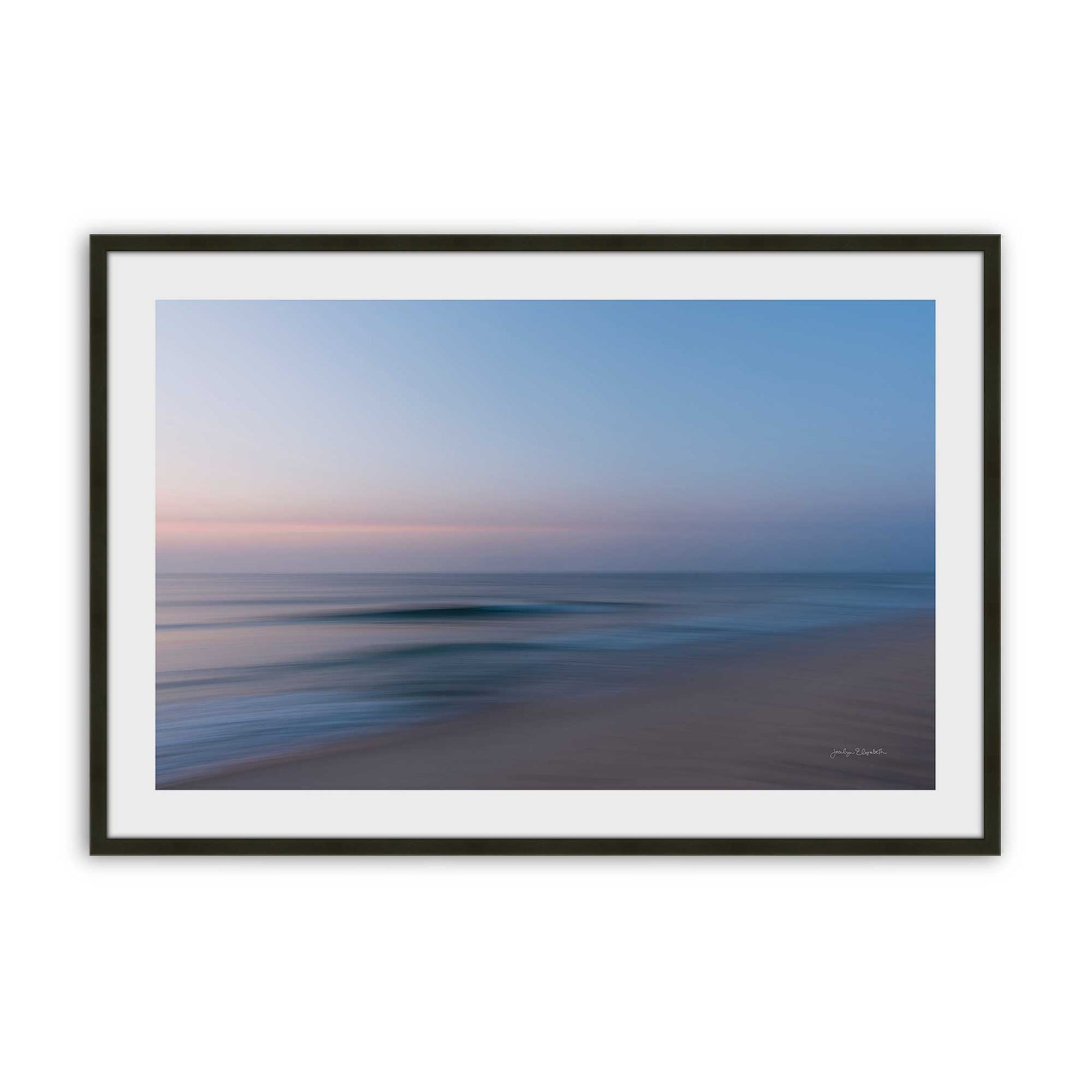 [Color:Satin Black], Picture of art in a Satin Black frame