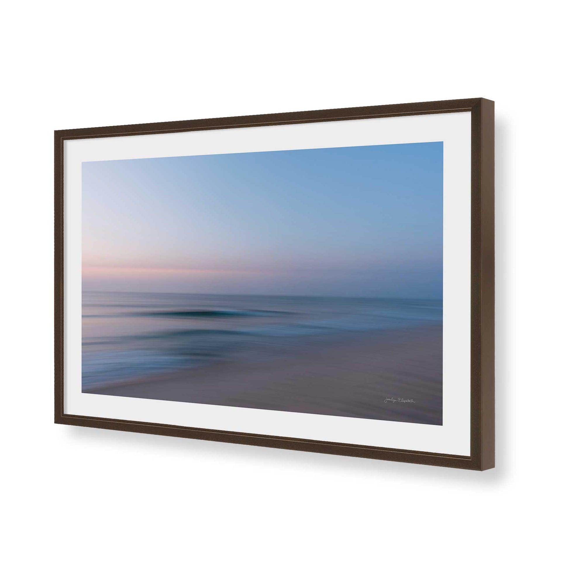 [Color:Belvinder Brown], Picture of art in a Belvinder Brown frame of the corner