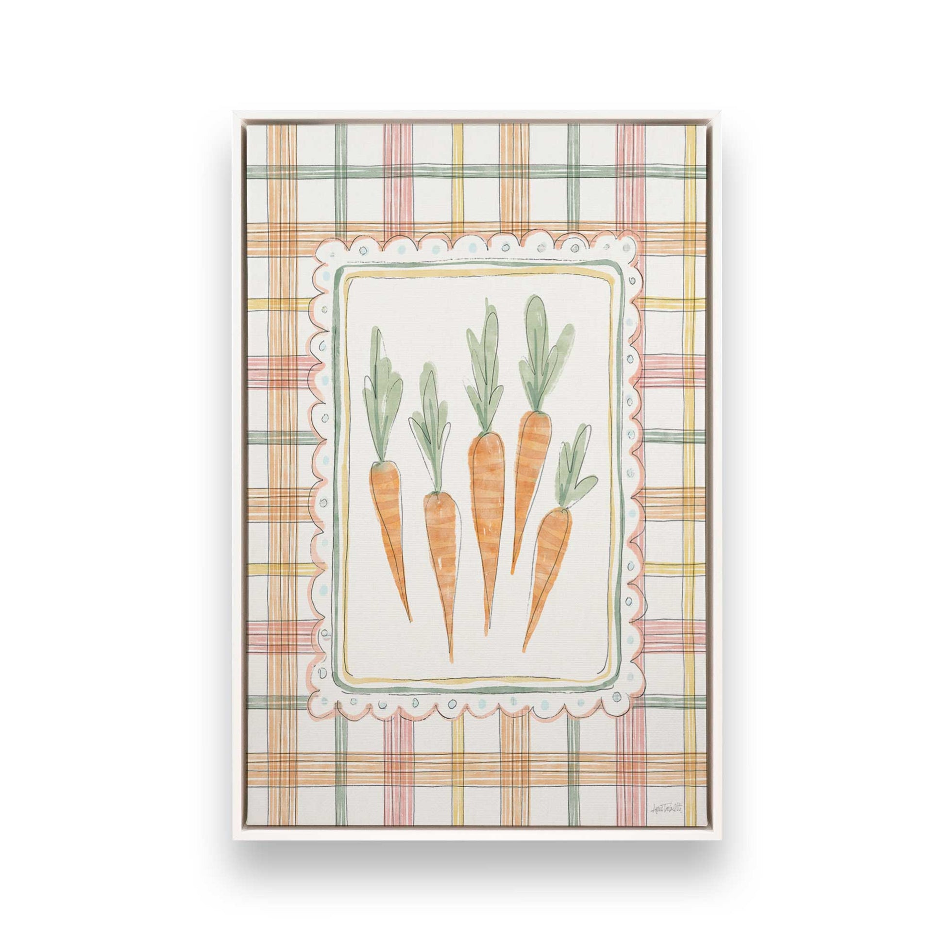 [Color:Opaque White], Picture of art in a White frame