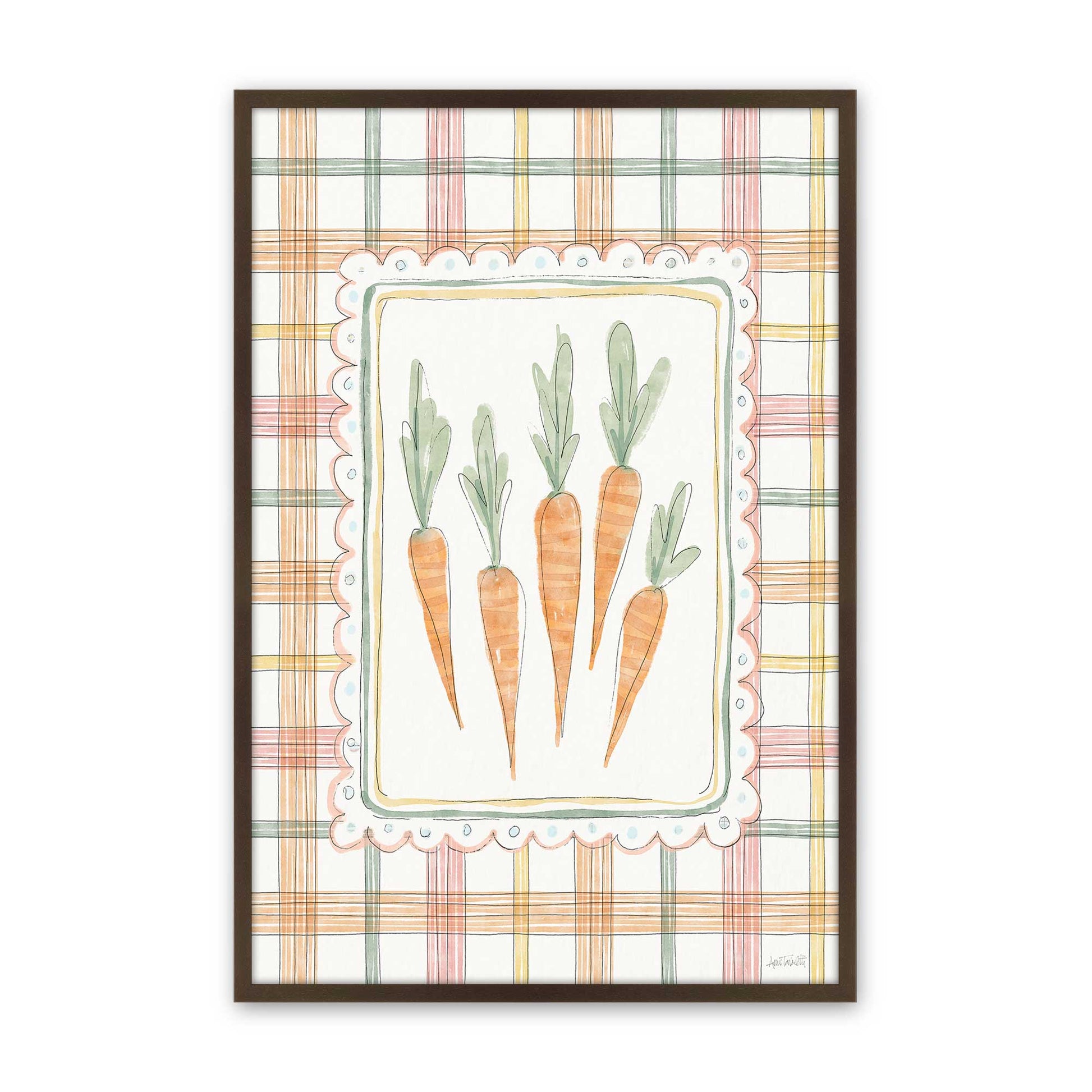 [Color:Belvinder Brown], Picture of art in a Belvinder Brown frame