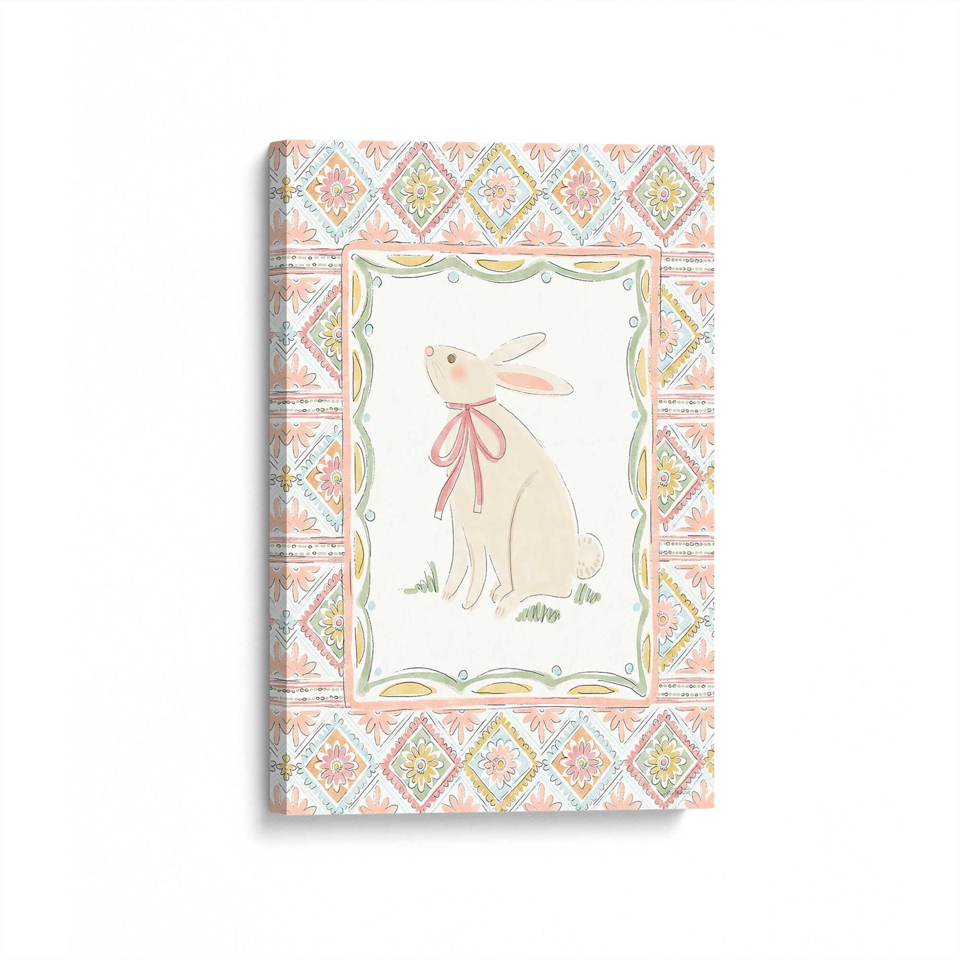 [Color:Stretched Canvas], Picture of art at an angle