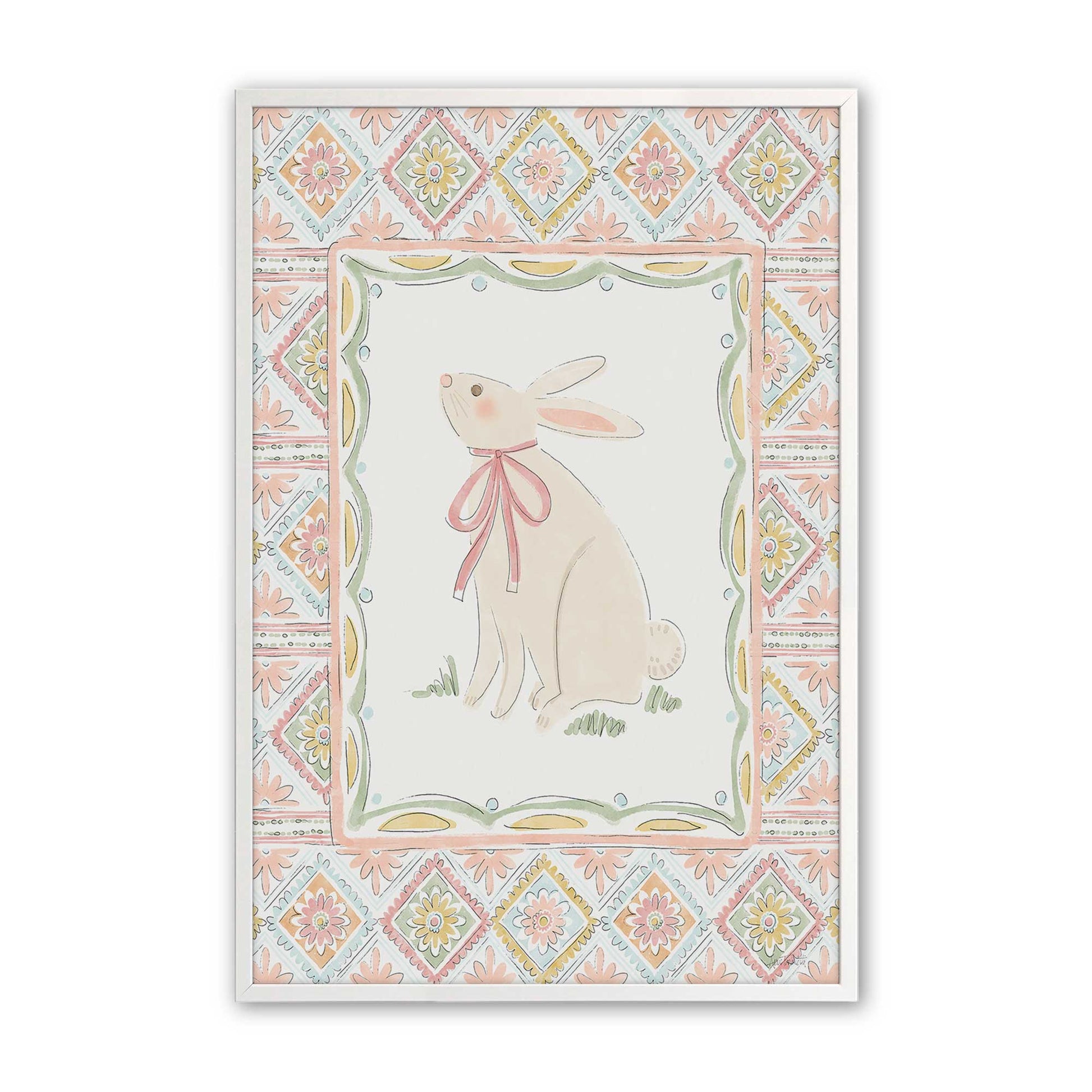 [Color:Opaque White], Picture of art in a Opaque White frame