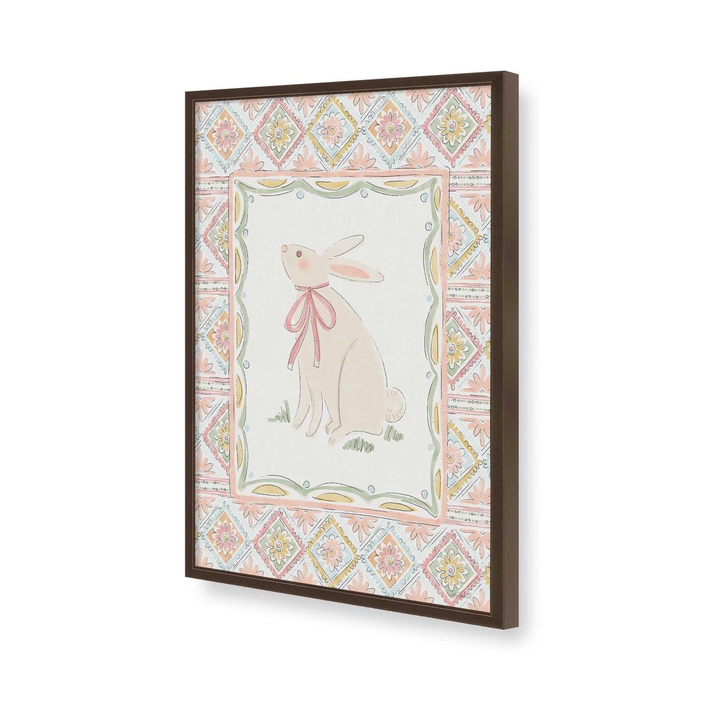 [Color:Belvinder Brown], Picture of art in a Belvinder Brown frame of the corner