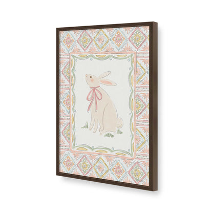 [Color:Brown], Picture of art in a Brown frame of the corner