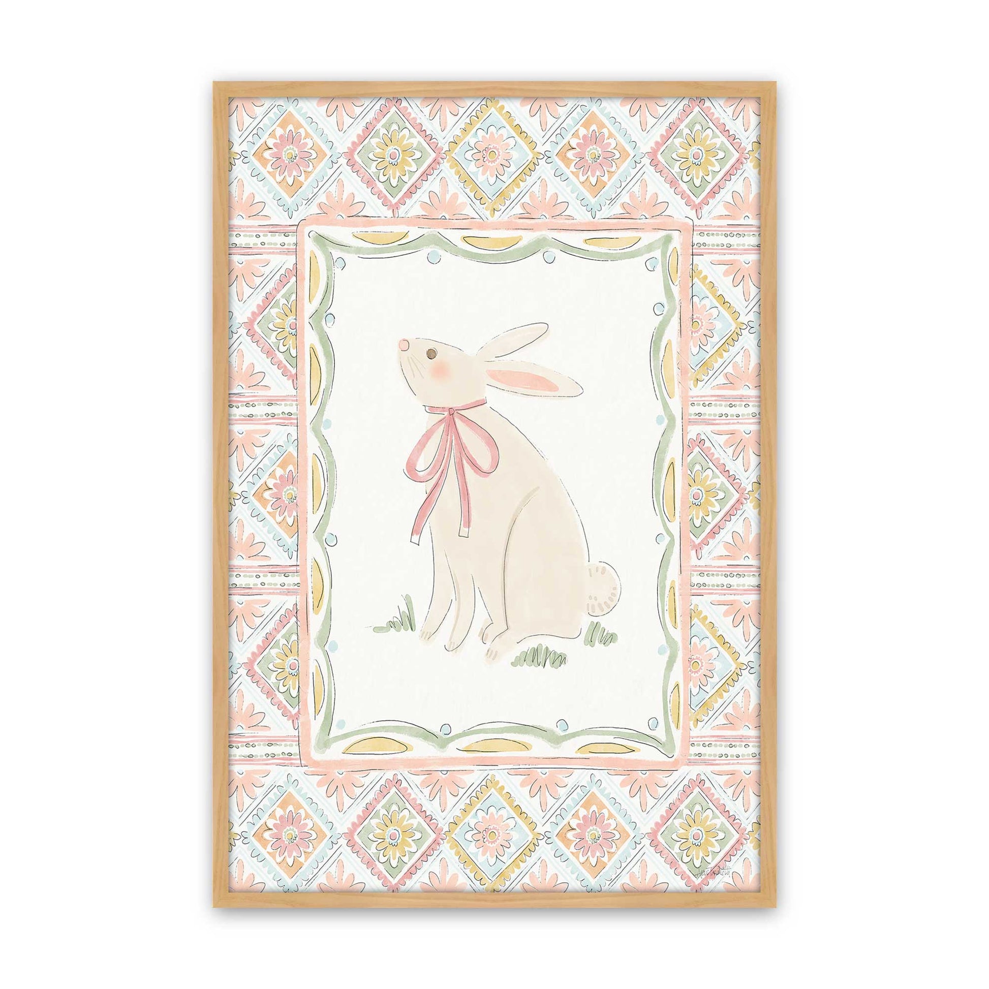 [Color:American Maple], Picture of art in a American Maple frame