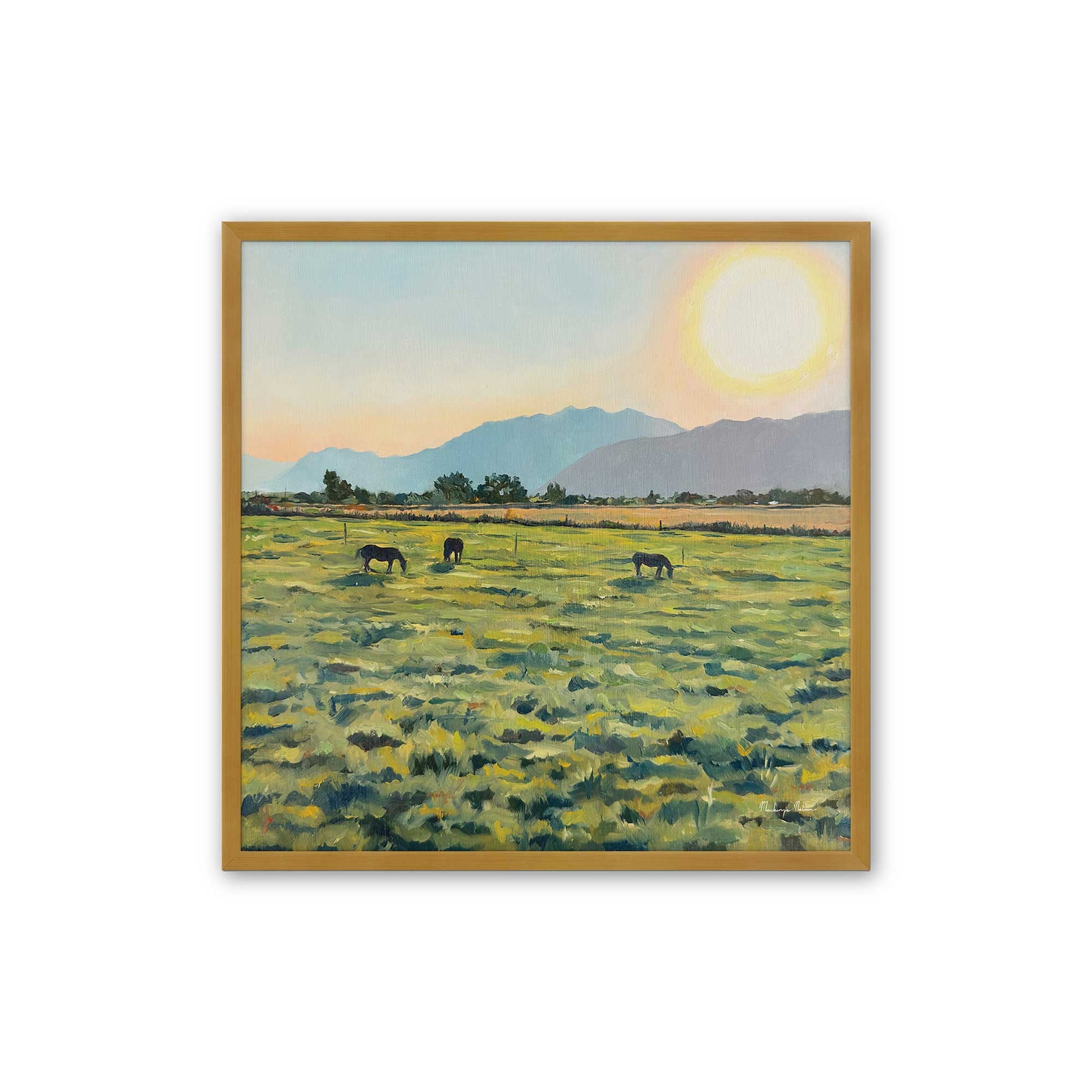 [Color:Polished Gold], Picture of art in a Polished Gold frame