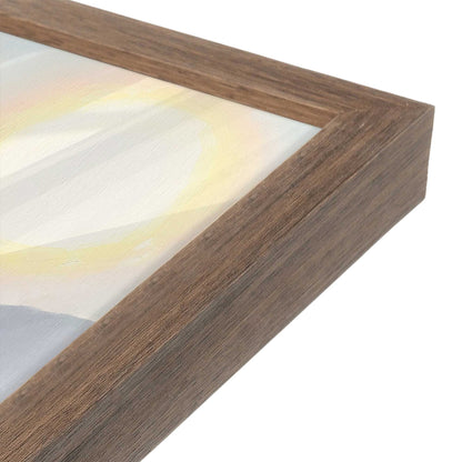 [Color:Walnut], Picture of art in a Walnut frame at an angle