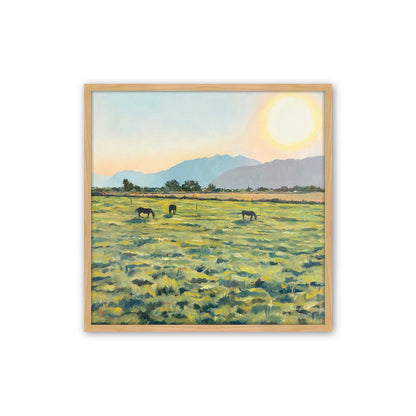 [Color:American Maple], Picture of art in a American Maple frame