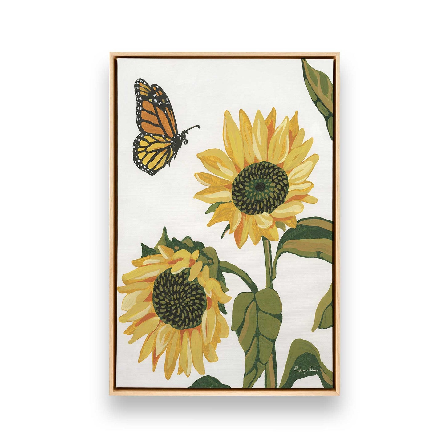 [Color:American Maple], Picture of art in a American Maple frame