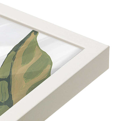 [Color:Opaque White], Picture of art in a Opaque White frame at an angle