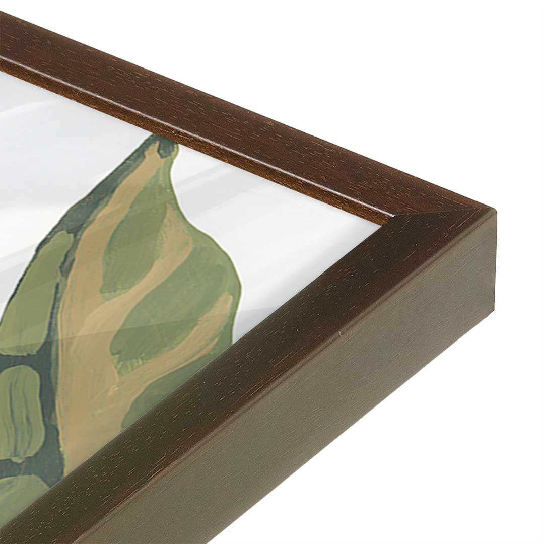 [Color:Belvinder Brown], Picture of art in a Belvinder Brown frame at an angle
