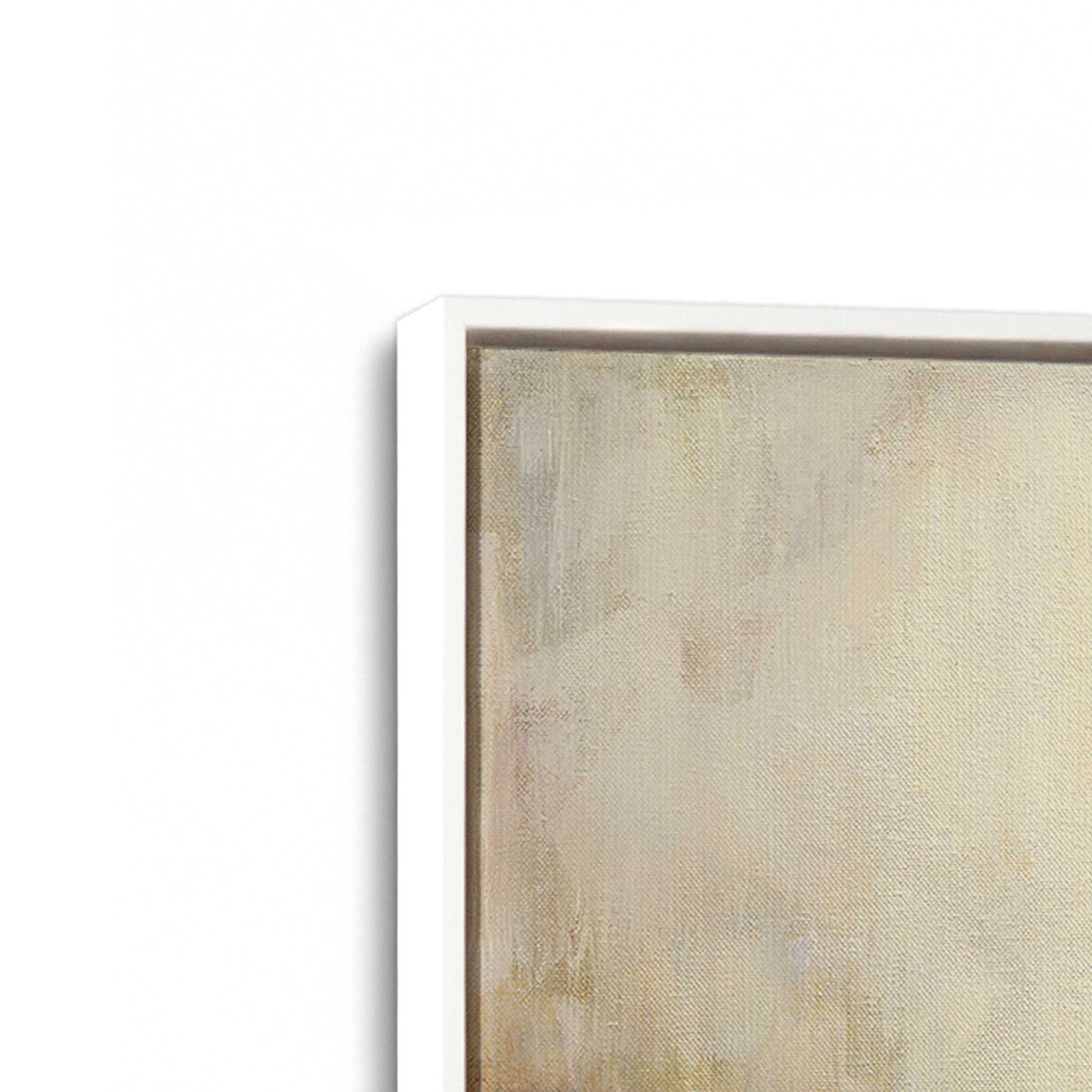 [Color:Opaque White], Picture of art in a White frame at an angle