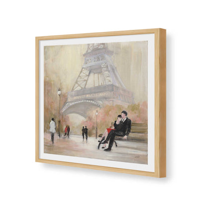[Color:American Maple], Picture of art in a American Maple frame of the corner