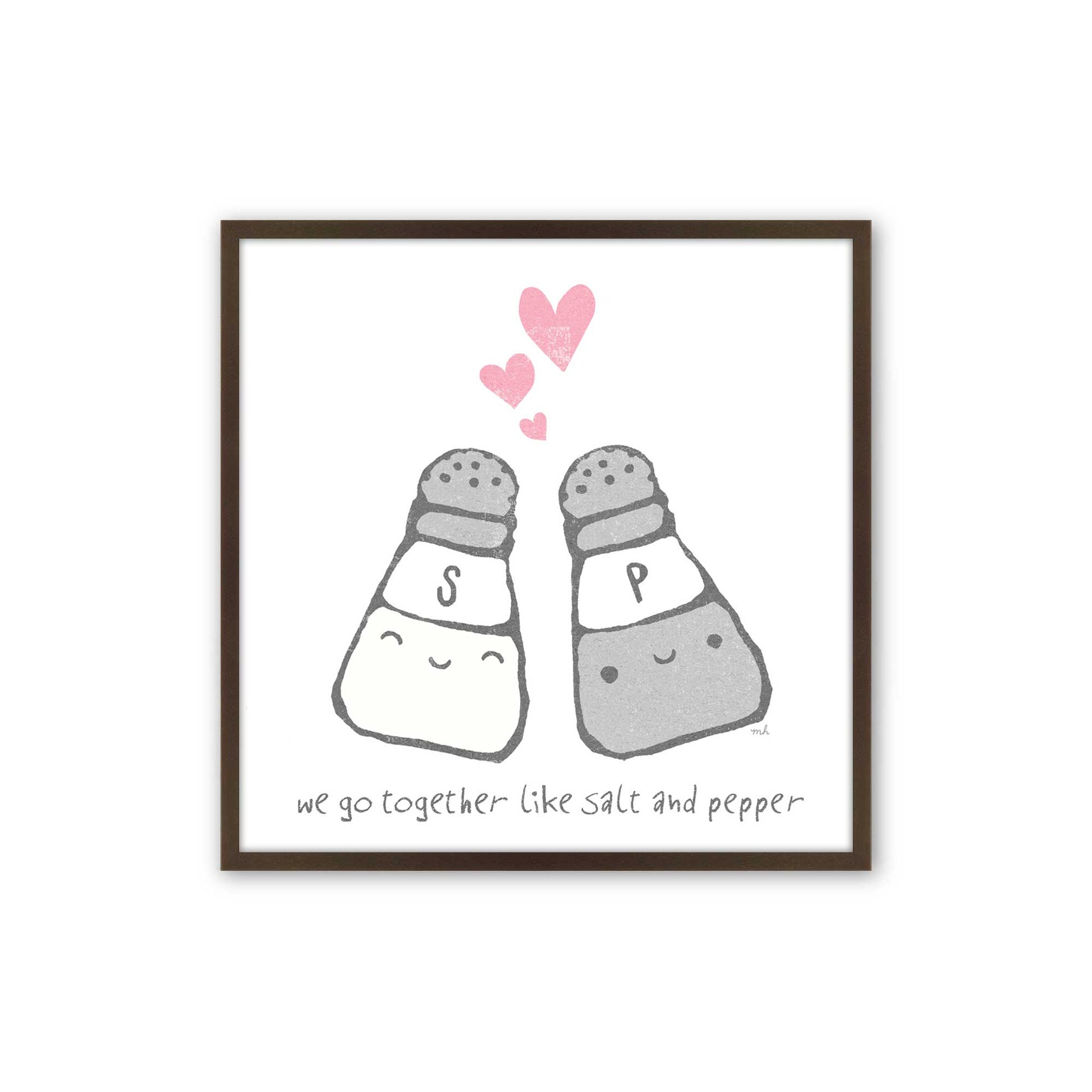 [Color:Belvinder Brown], Picture of art in a Belvinder Brown frame