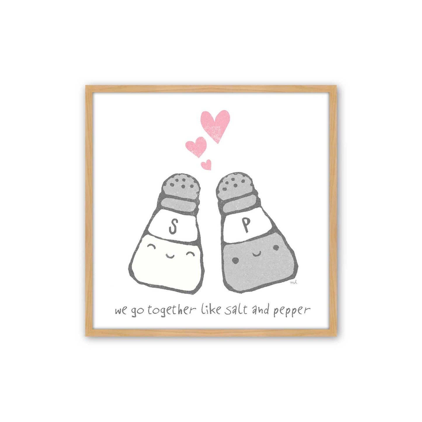 [Color:American Maple], Picture of art in an American Maple frame