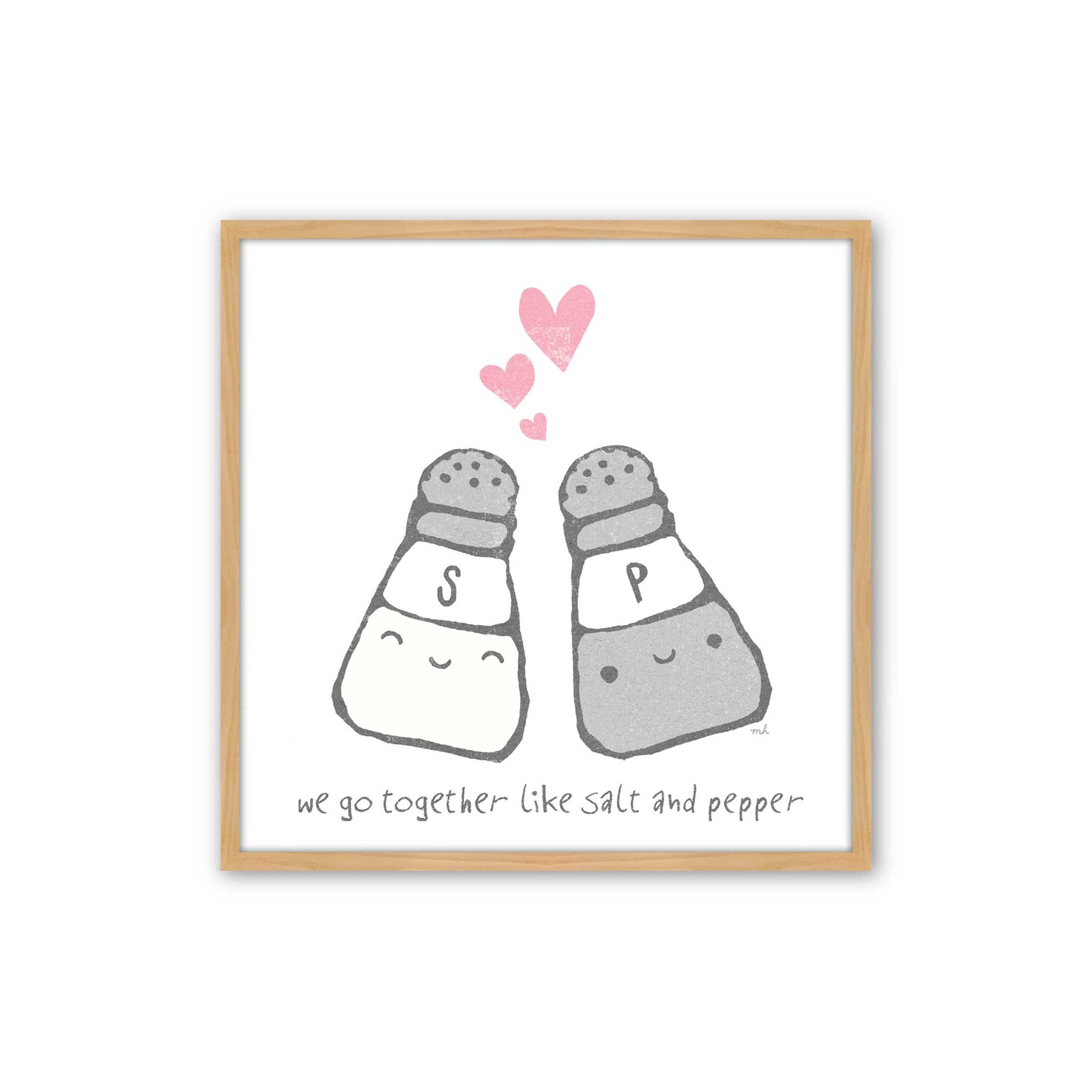 [Color:American Maple], Picture of art in an American Maple frame