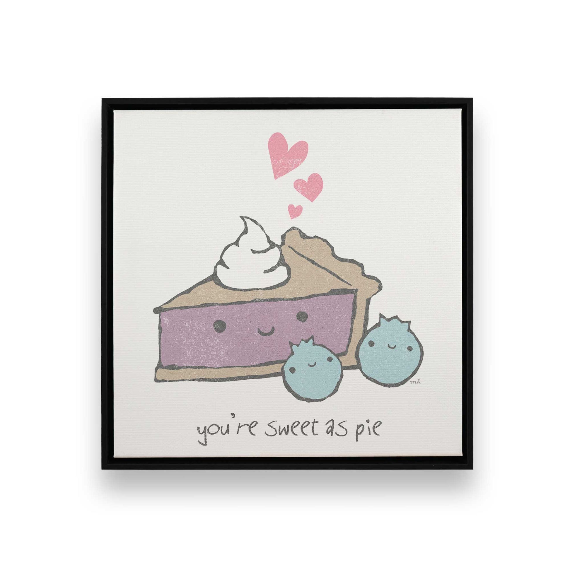 [Color:Satin Black], Picture of art in a Satin Black frame