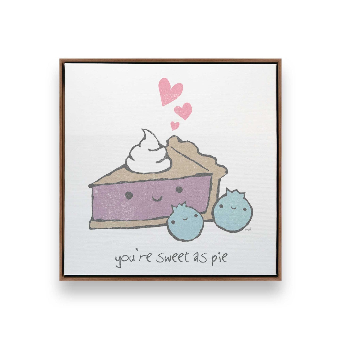 [Color:Walnut], Picture of art in a Walnut frame