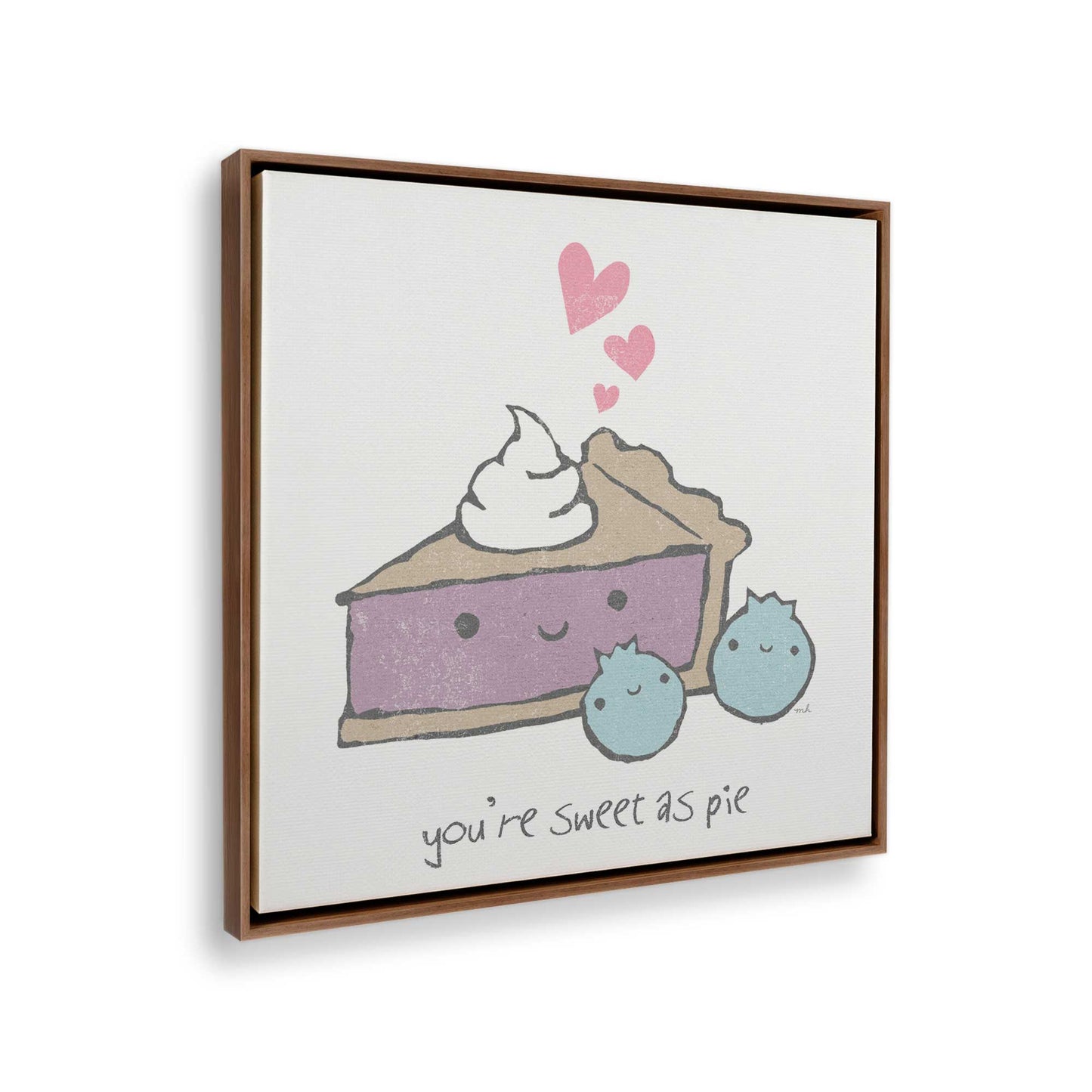 [Color:Walnut], Picture of the corner of the art