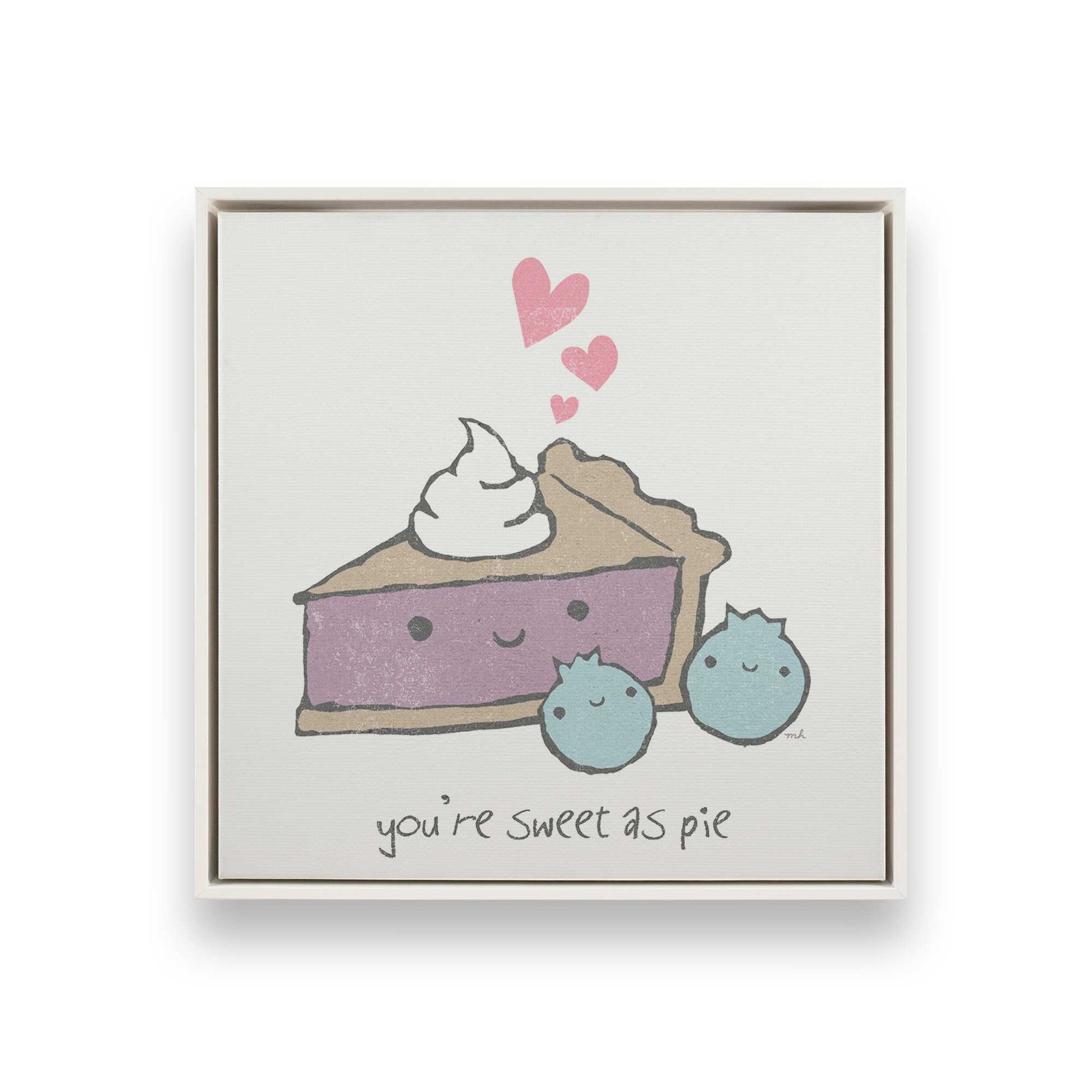 [Color:Opaque White], Picture of art in a White frame