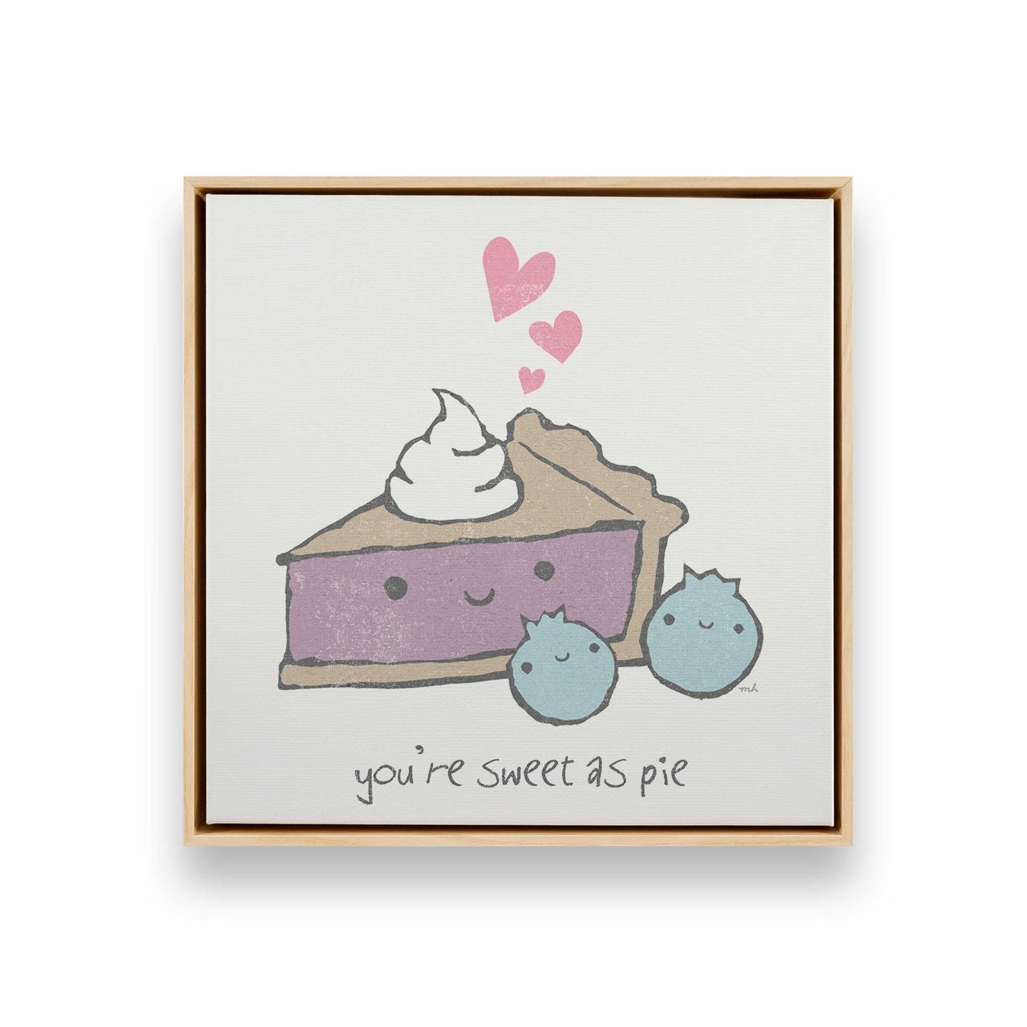 [Color:American Maple], Picture of art in a American Maple frame