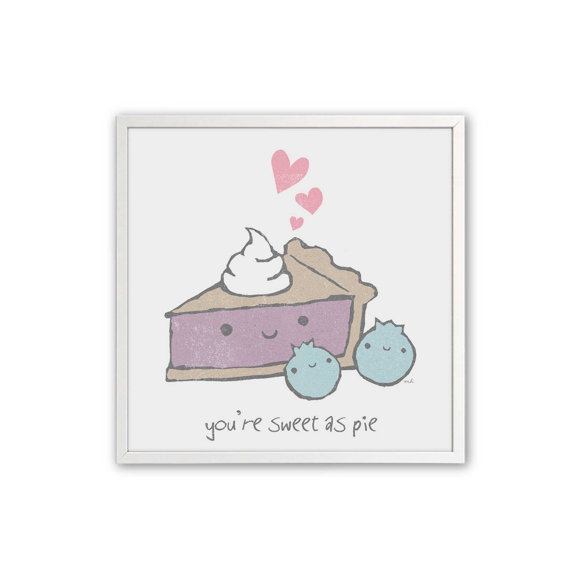 [Color:Opaque White], Picture of art in an Opaque White frame