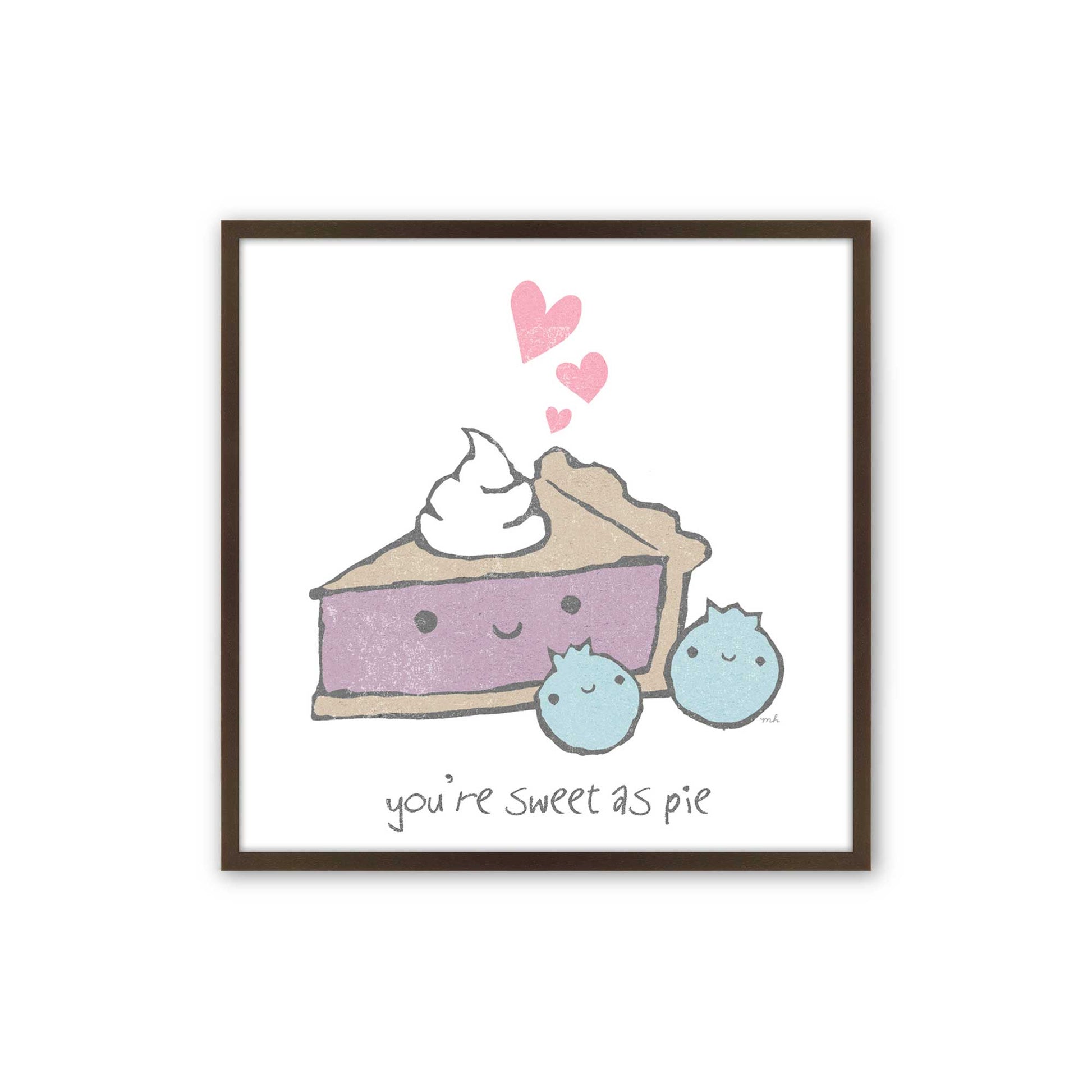 [Color:Belvinder Brown], Picture of art in a Belvinder Brown frame