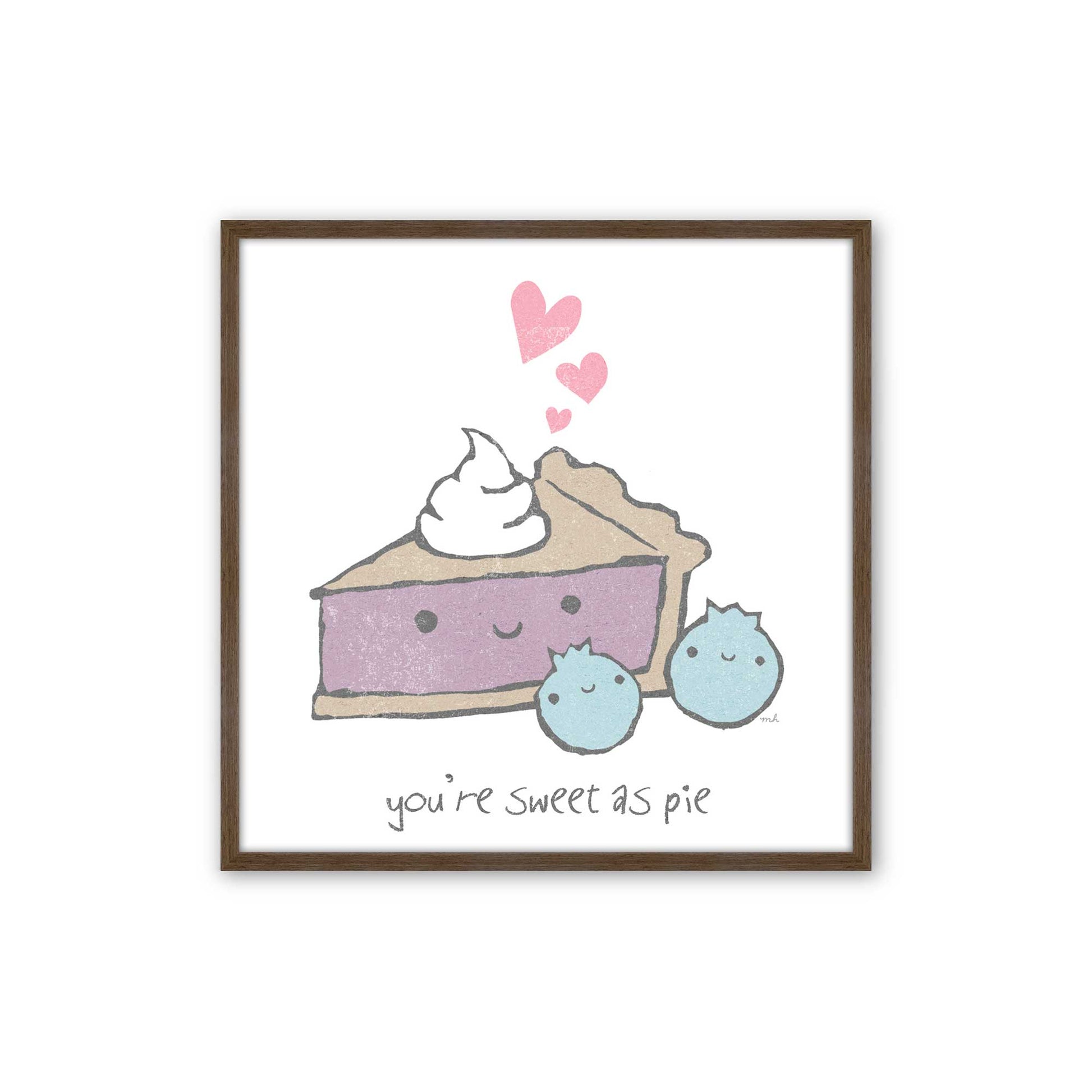 [Color:Walnut], Picture of art in a Walnut frame