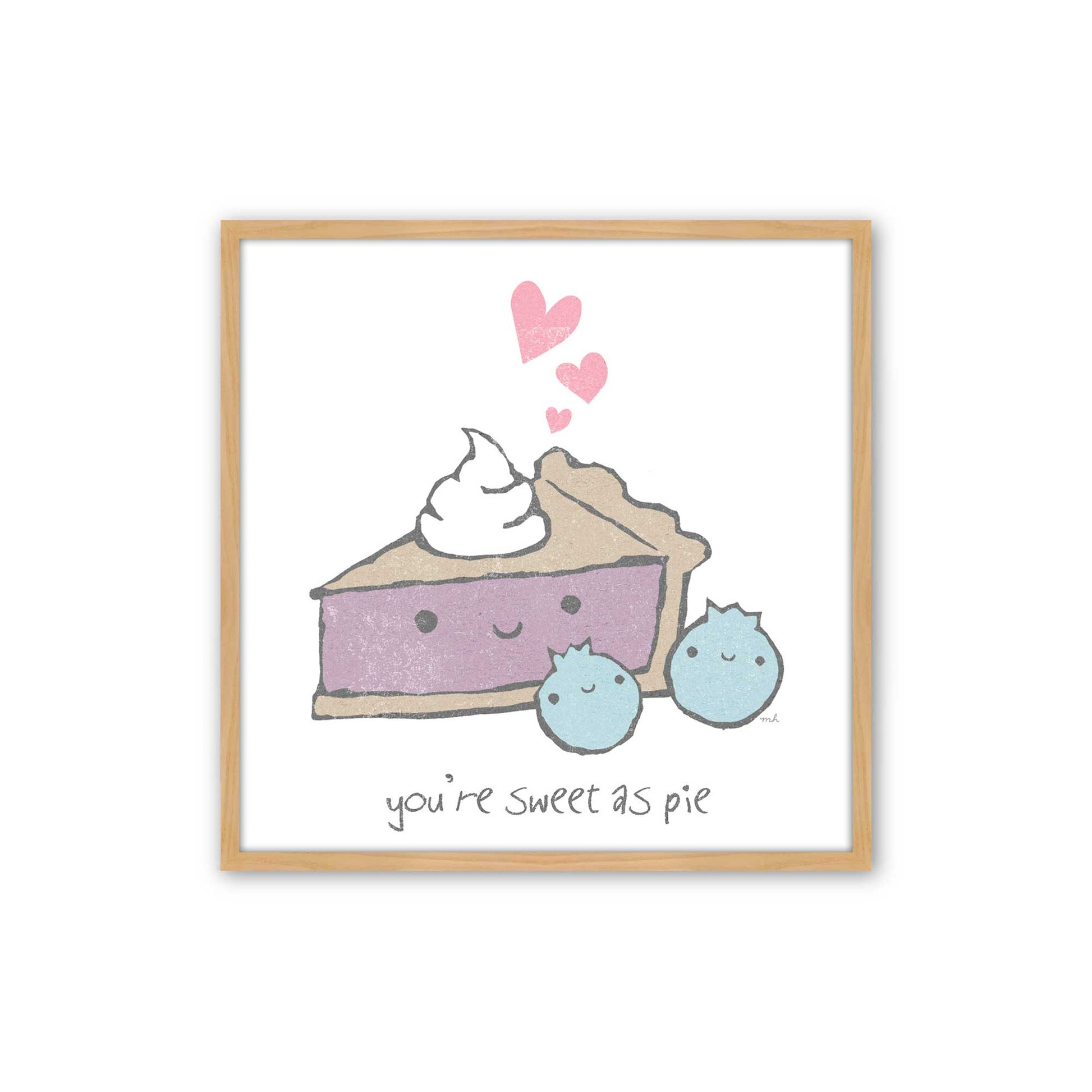 [Color:American Maple], Picture of art in an American Maple frame