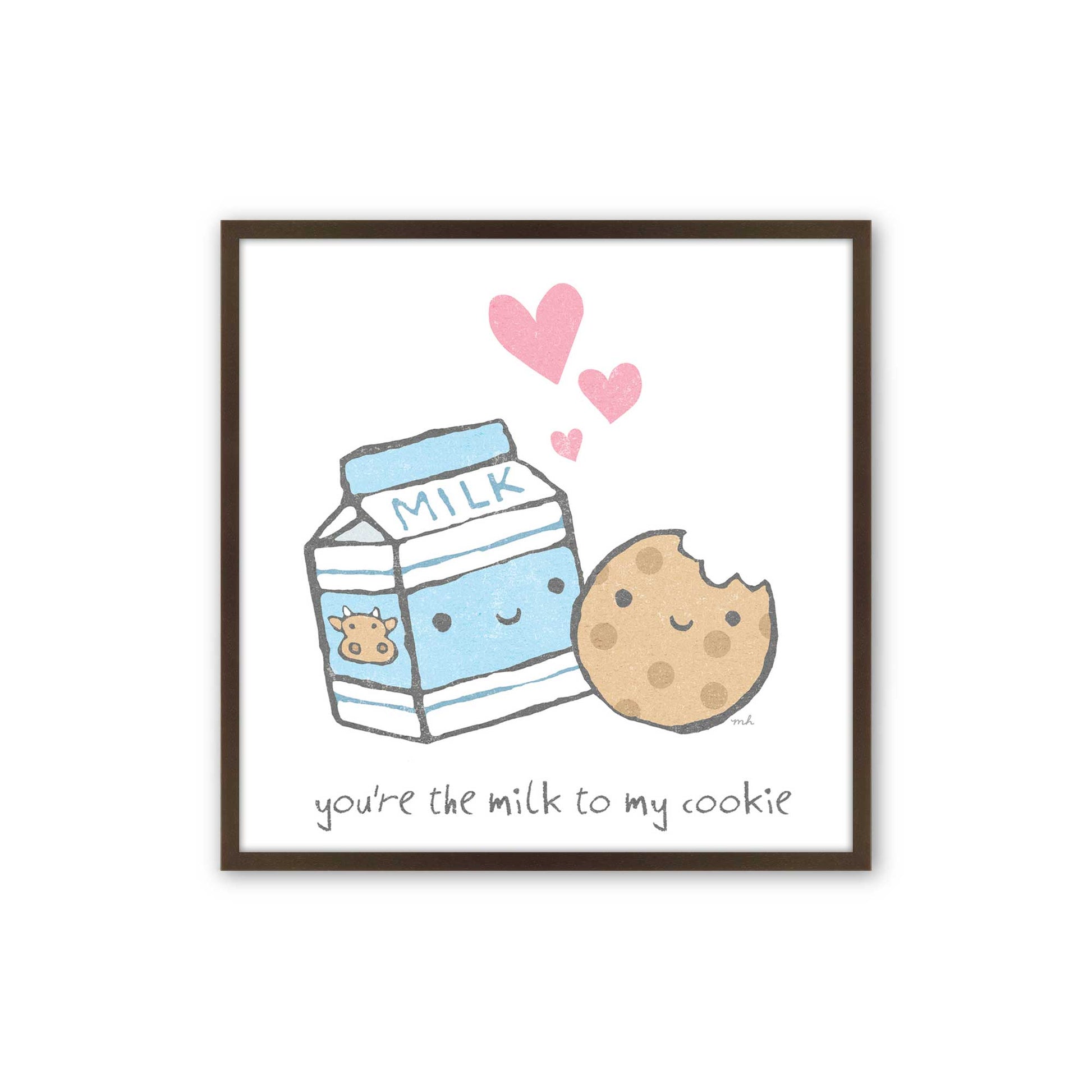 [Color:Belvinder Brown], Picture of art in a Belvinder Brown frame