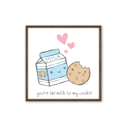 [Color:Walnut], Picture of art in a Walnut frame