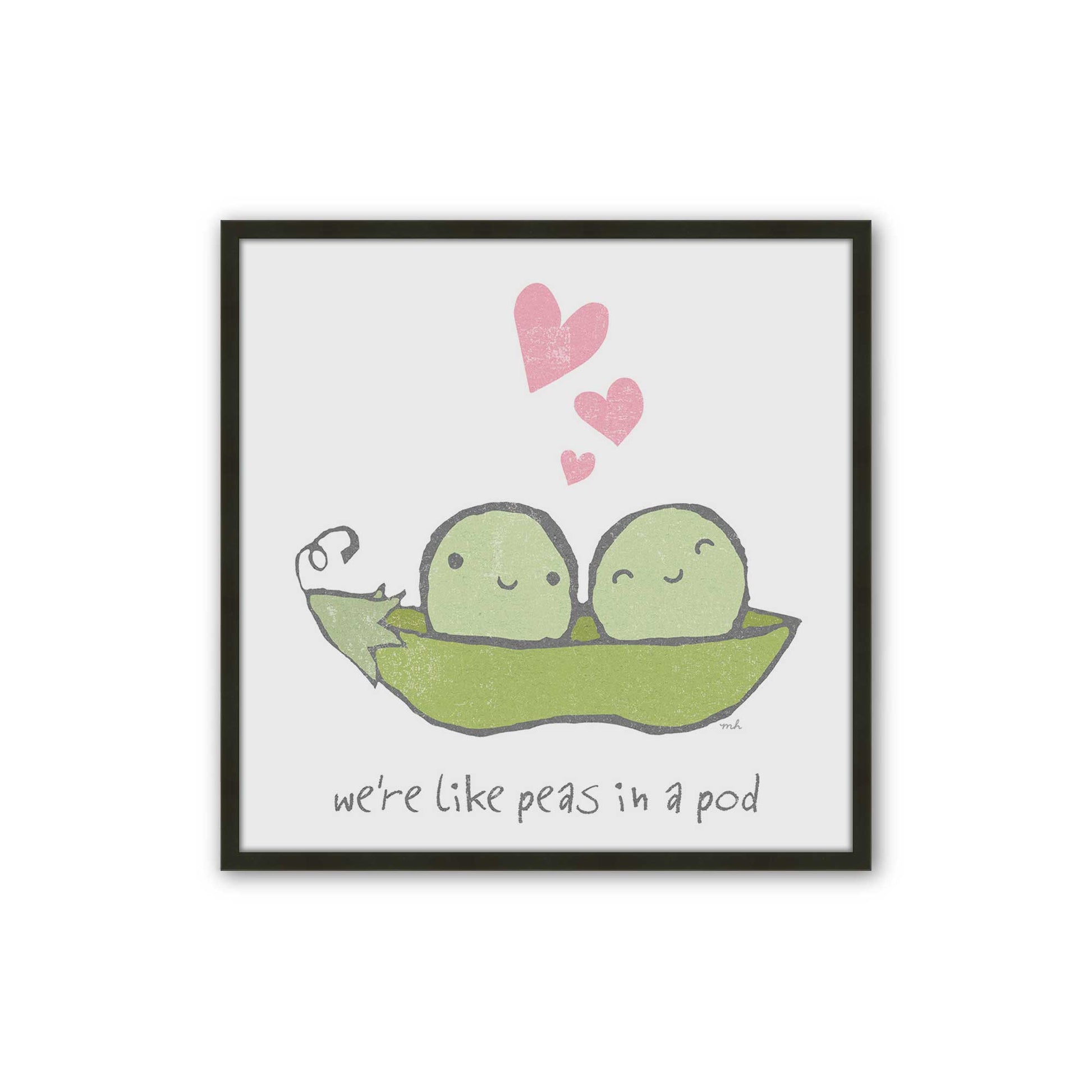 [Color:Satin Black], Picture of art in a Satin Black frame