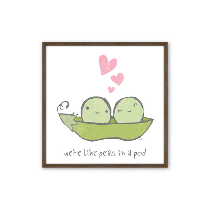 [Color:Walnut], Picture of art in a Walnut frame