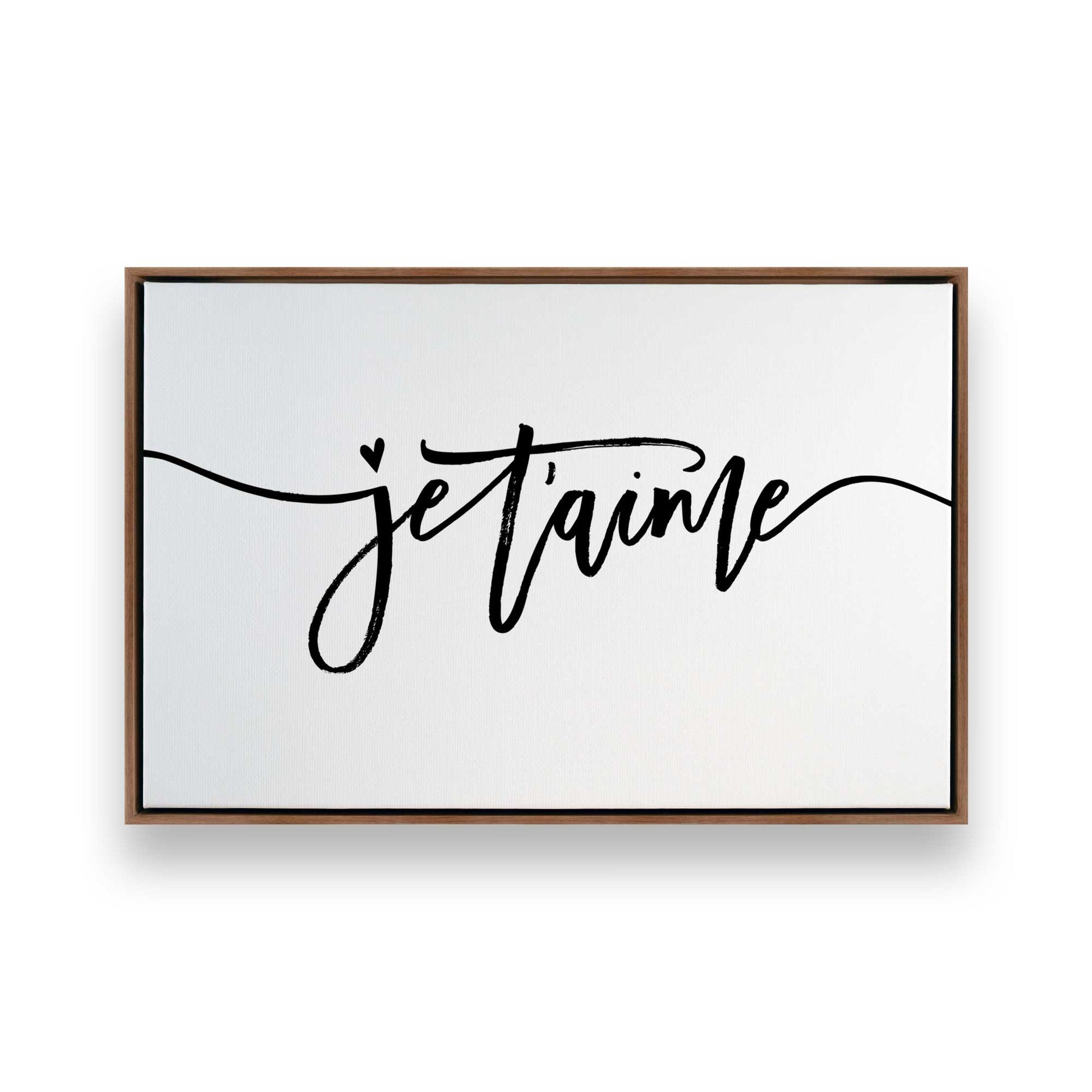 [Color:Walnut], Picture of art in a Walnut frame
