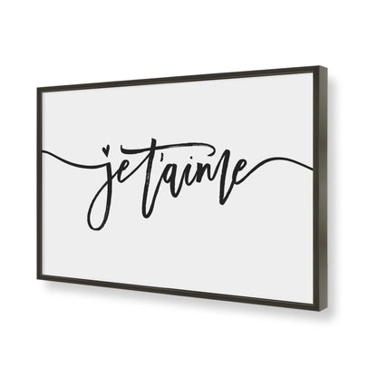 [Color:Satin Black], Picture of art in a Satin Black frame of the corner