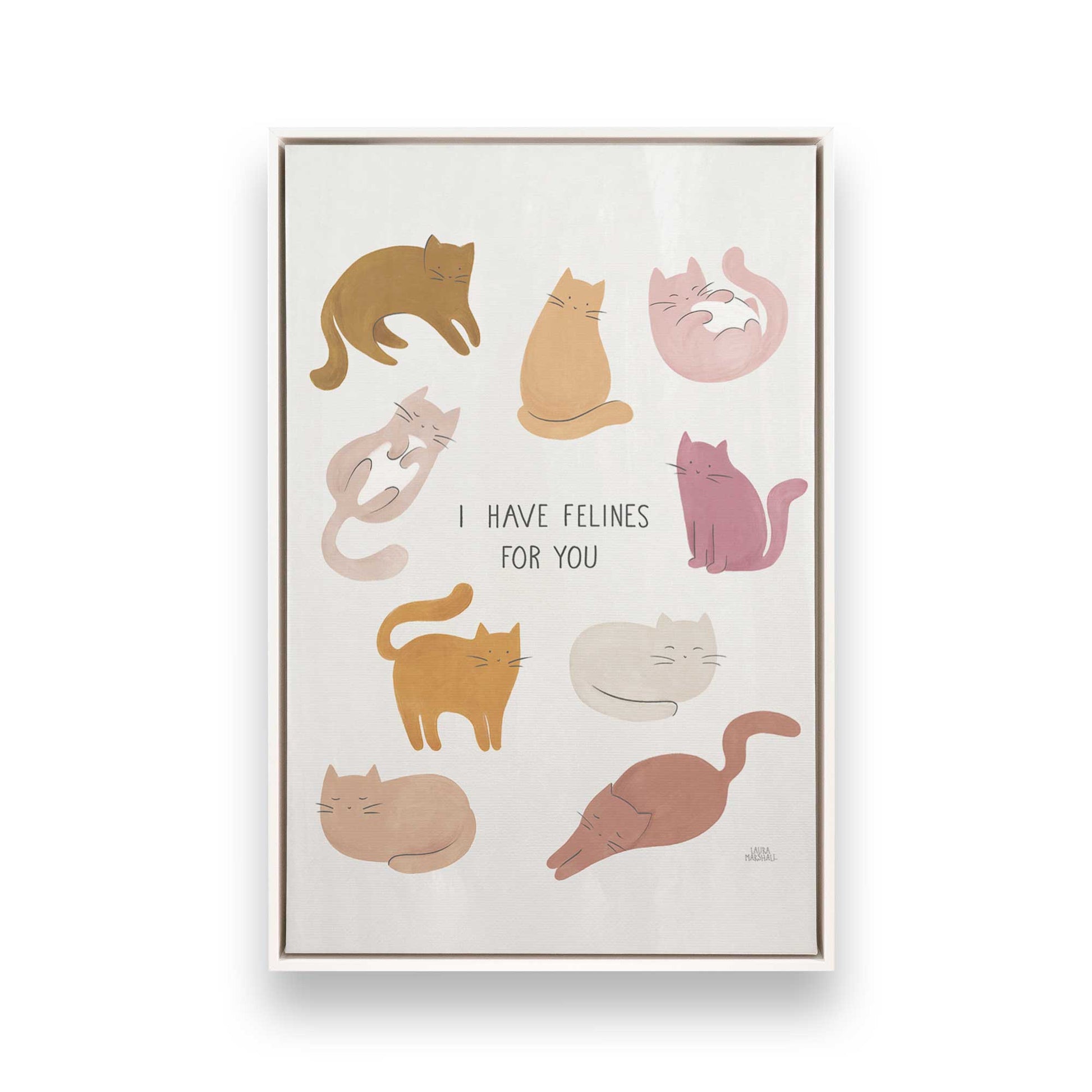 [Color:Opaque White], Picture of art in a White frame