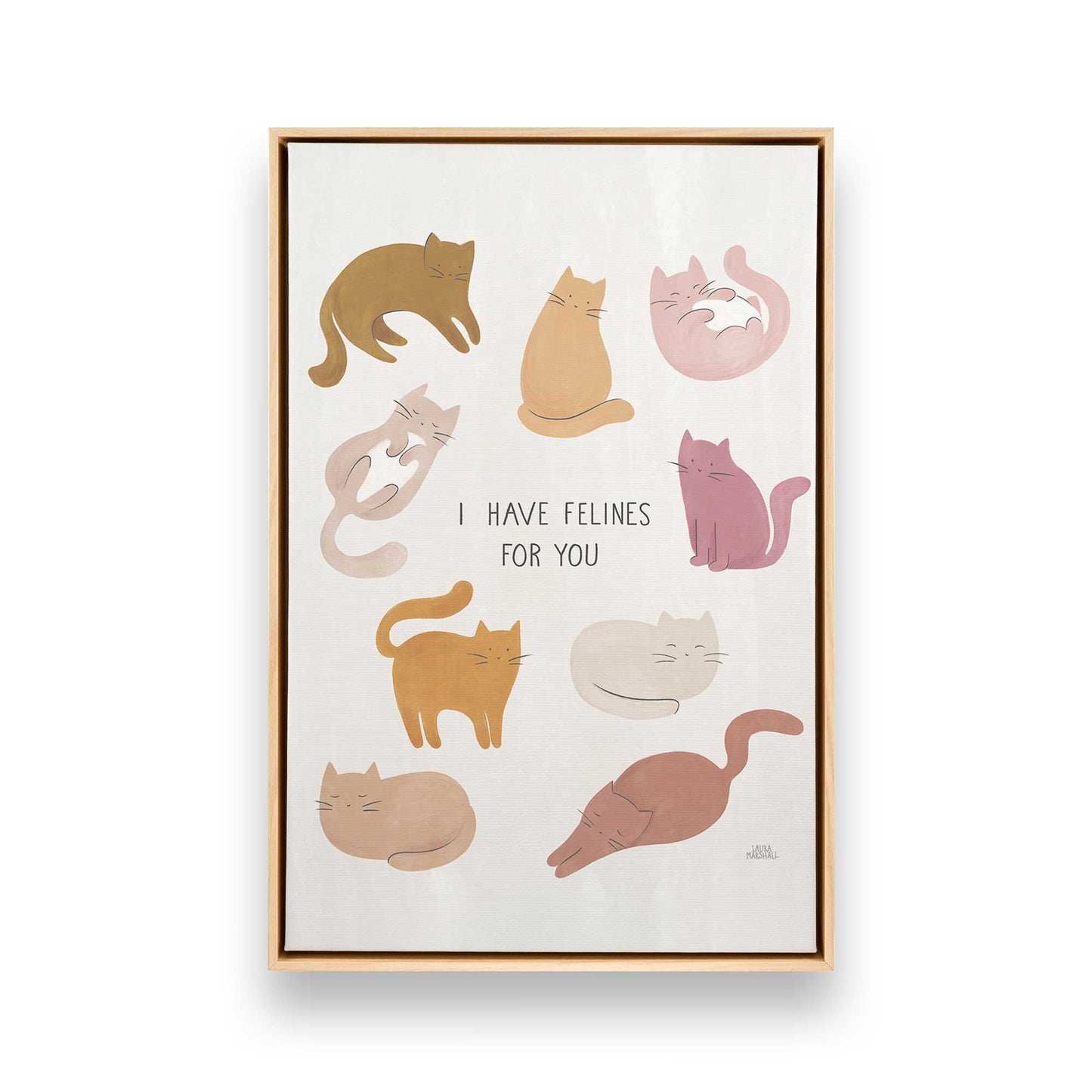 [Color:American Maple], Picture of art in a American Maple frame