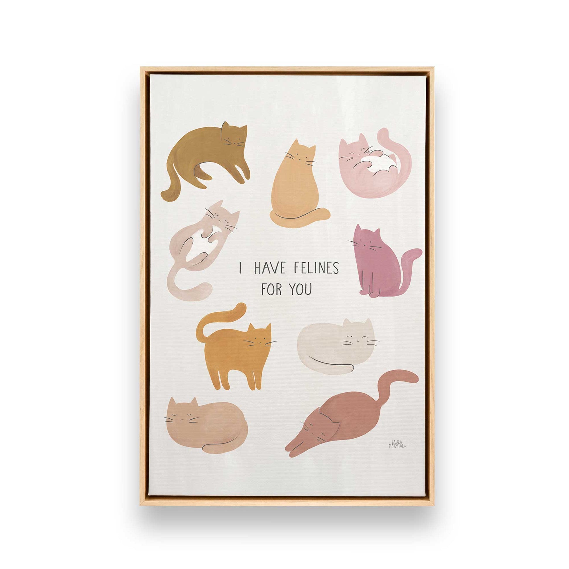 [Color:American Maple], Picture of art in a American Maple frame