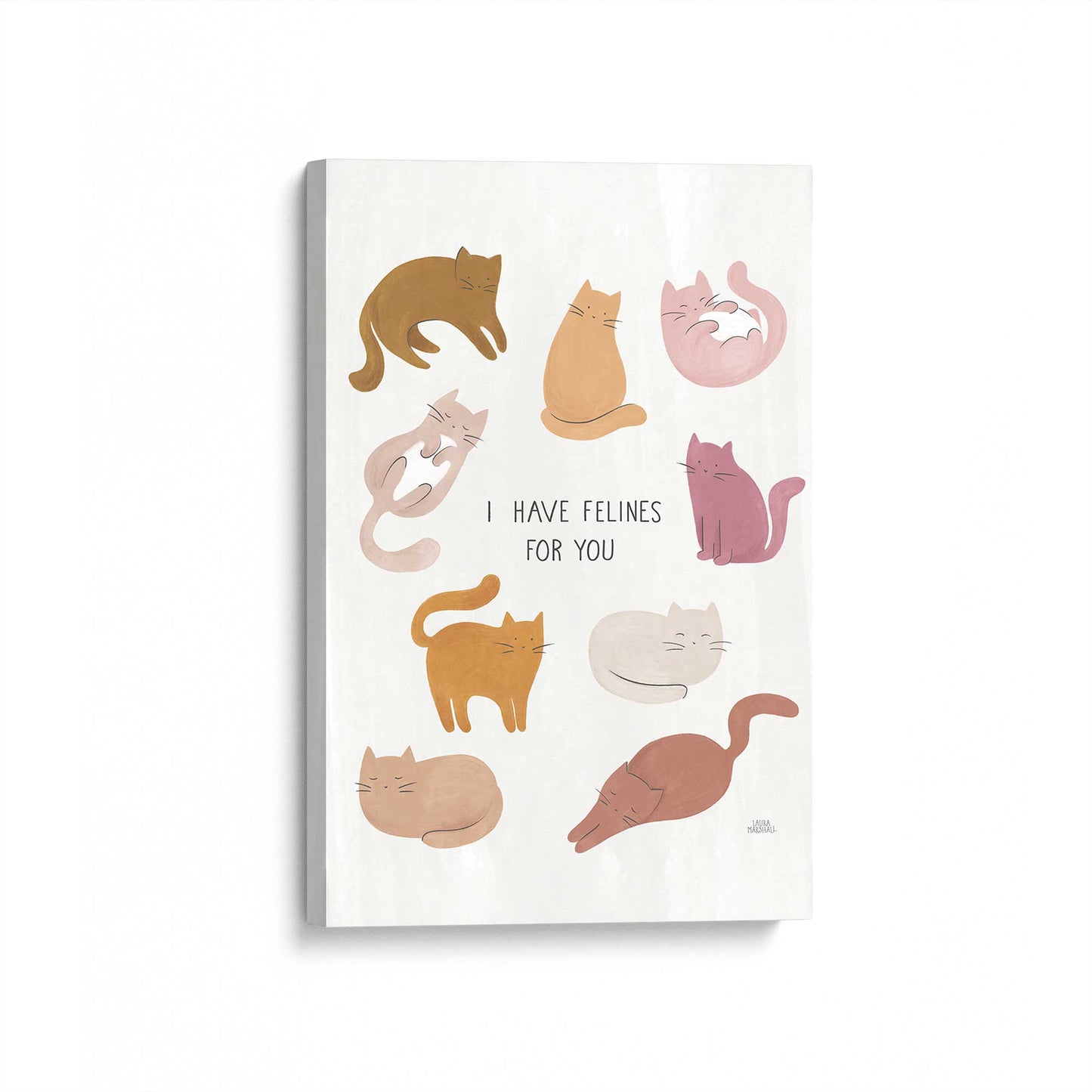 [Color:Stretched Canvas], Picture of art at an angle