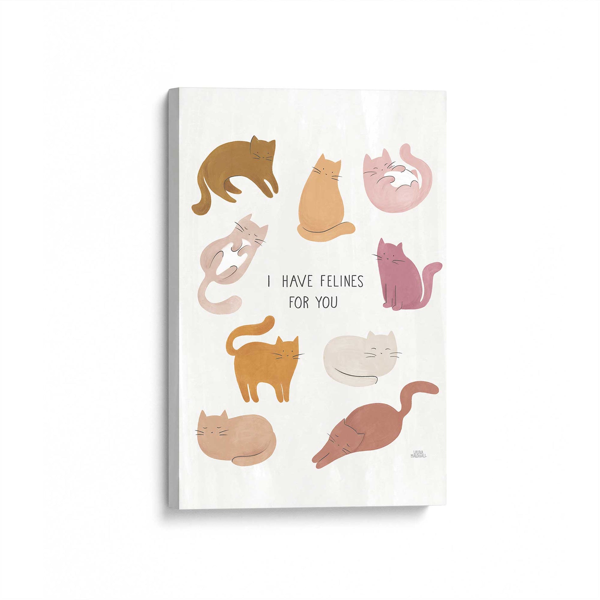 [Color:Stretched Canvas], Picture of art at an angle