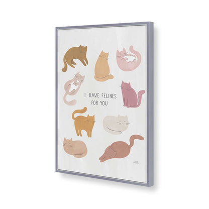 [Color:Polished Chrome], Picture of art in a Polished Chrome frame of the corner