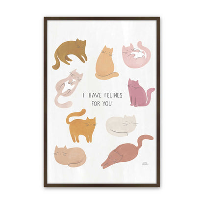 [Color:Brown], Picture of art in a Brown frame