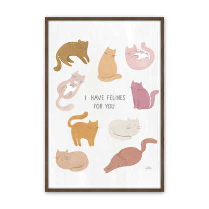 [Color:Walnut], Picture of art in a Walnut frame