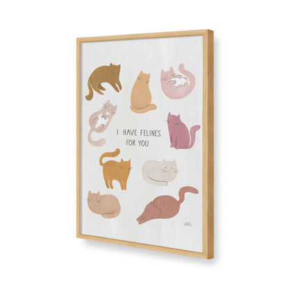 [Color:American Maple], Picture of art in a American Maple frame of the corner