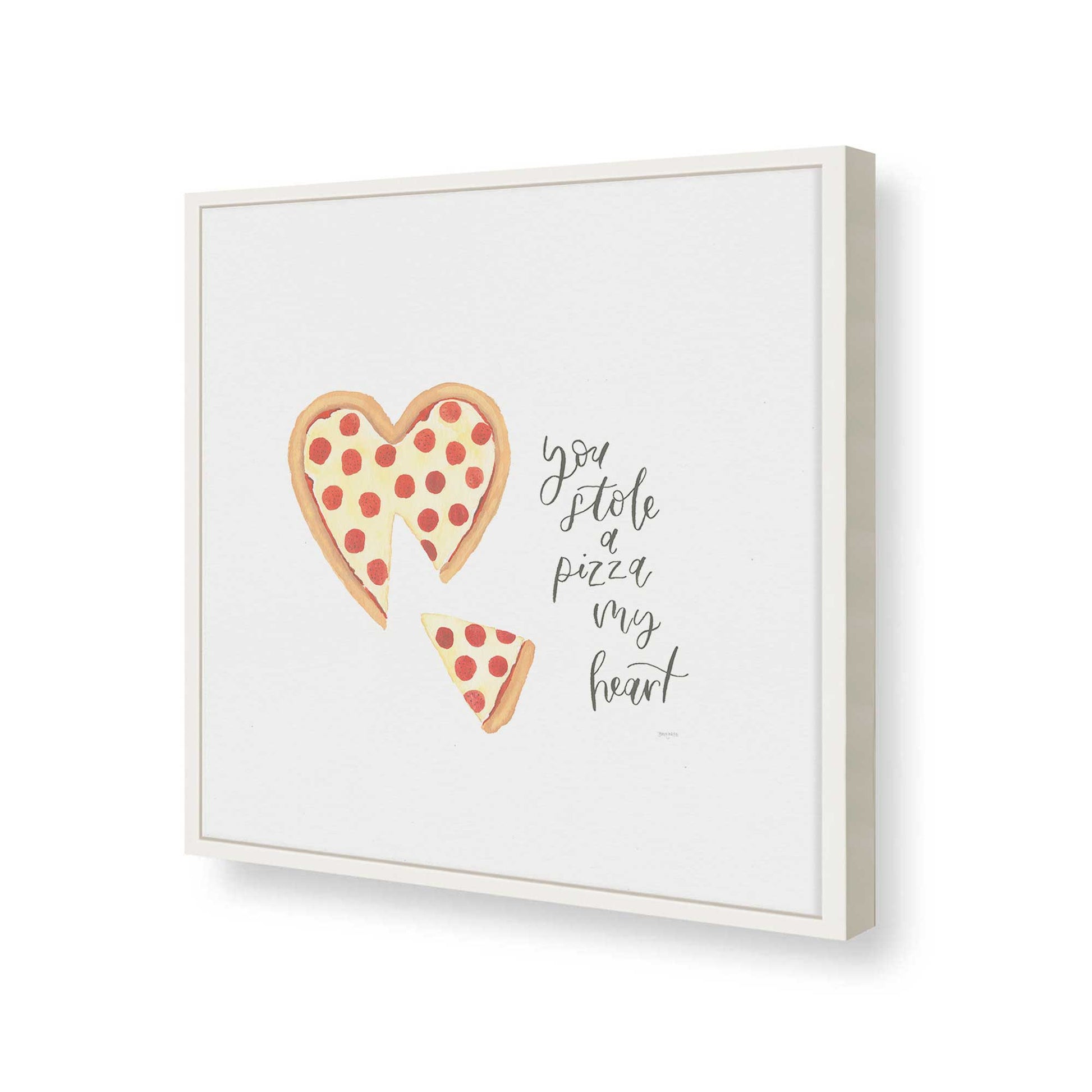 [Color:Opaque White], Picture of art in a Opaque White frame of the corner
